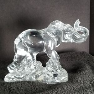 Crystal Elephant Figurine